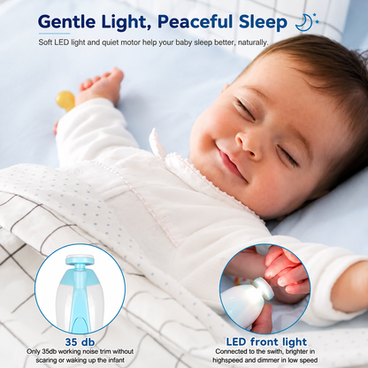 Electric Nail Trimmer Set For Baby
